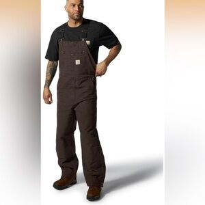 Carhartt Washed Insulated Duck Bibs